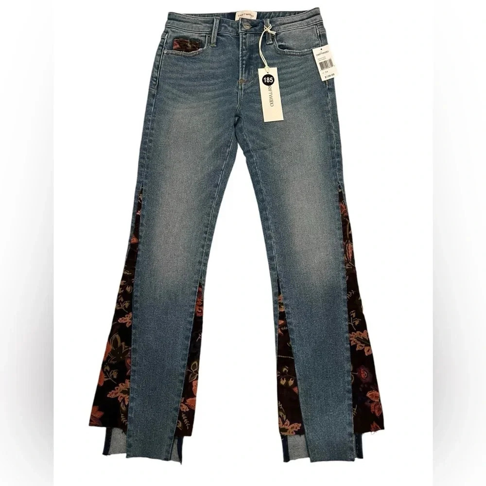 NWT DRIFTWOOD Medium Wash Indie Jeans 24